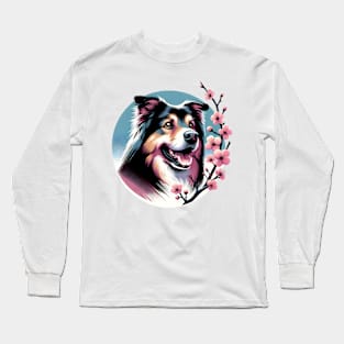 Romanian Mioritic Shepherd Dog, Spring Blossoms Joy Long Sleeve T-Shirt